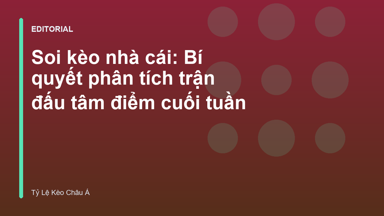 Chuyên gia đang phân tích dữ liệu soi kèo bóng đá